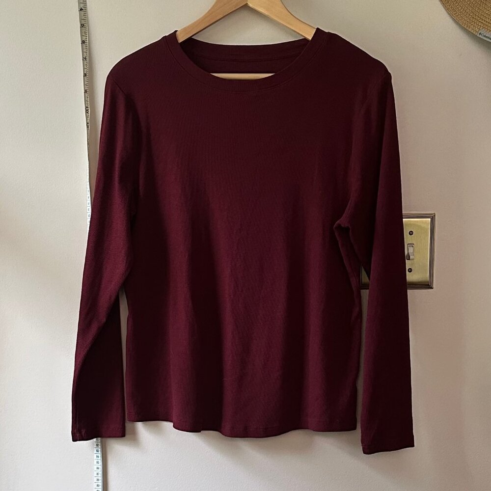 A New Day longsleeve shirt, XXL, maroon